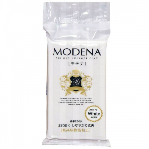 Modena Air Dry Polymer Clay, White, 250 g