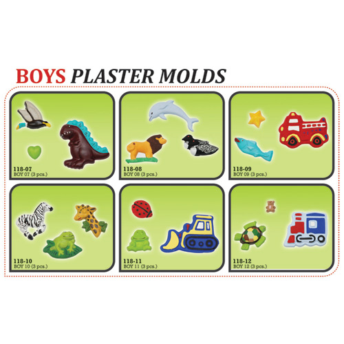 Plaster Molds - Boys