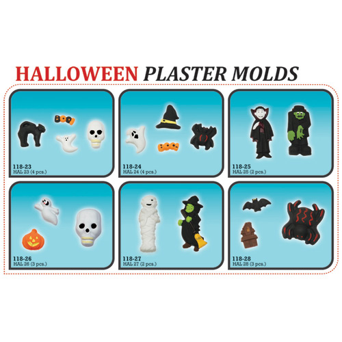 Plaster Molds - Halloween