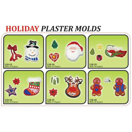 Plaster Molds - Holiday