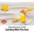 1000 lb (454 kg) Play Sand in Sparkling White *FREE SHIPPING via USPS within USA*