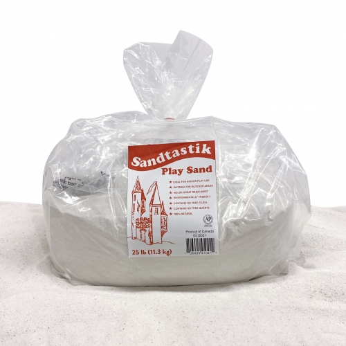 25 lb (11 kg) Play Sand in Sparkling White *FREE SHIPPING via USPS within USA*