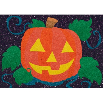 Peel 'N Stick Sand Art Board #29 - Jack-O'-Lantern