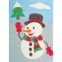Peel 'N Stick Sand Art Board #24 - Snowman