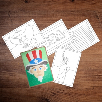 Peel 'N Stick Sand Art Board Assortment - USA