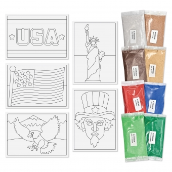 Peel 'N Stick Sand Art Kit - USA