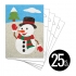 Peel 'N Stick Sand Art Board #24 - Snowman Multi Set *SHIPPING INCLUDED via USPS within USA*