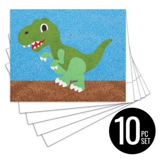 Peel 'N Stick Sand Art Board #31 - Tyrannosaurus Multi Set *SHIPPING INCLUDED via USPS within USA*