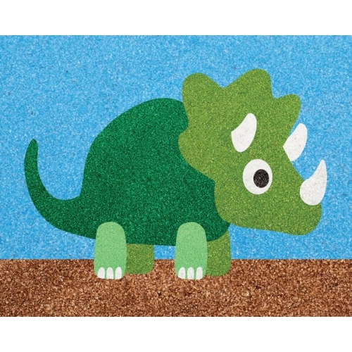 Peel 'N Stick Sand Art Board 32 Triceratops