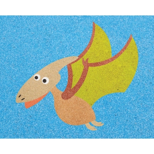 Peel 'N Stick Sand Art Board 33 Pterodactyl