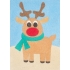 Peel 'N Stick Sand Art Board #27 - Reindeer