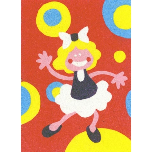 Peel 'N Stick Sand Art Board #9 - Dancing Girl