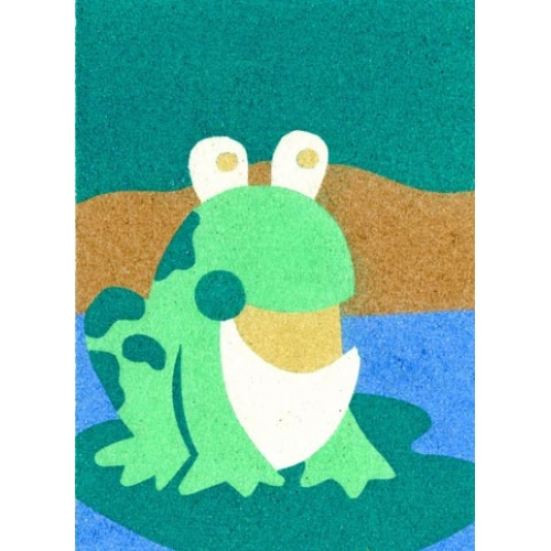 Peel 'N Stick Sand Art Board #13 - Mr. Frog