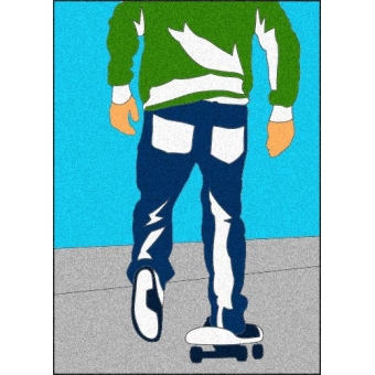 Peel 'N Stick Sand Art Board #17 - Skater Dude