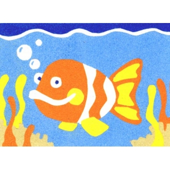 Peel 'N Stick Sand Art Board #19 - Goldfish