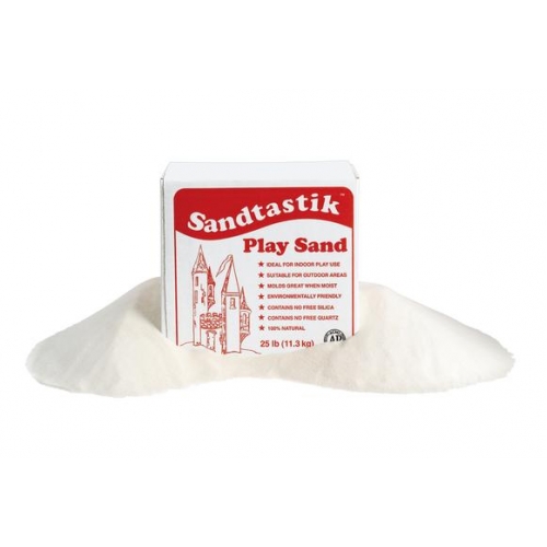25 lb (11 kg) Play Sand in Sparkling White