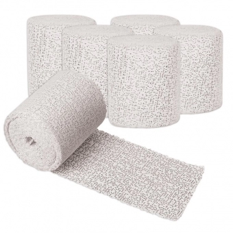 4 < 15 fts.> WHOLESALE PRICE Pack PLASTER of Paris Bandage/ Cloth Cast roll 