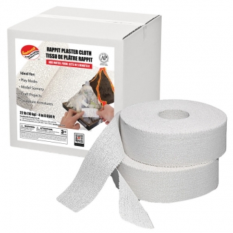 Rappit Plaster Cloth - 22 lb (10 kg) Bulk Box 4 in X 650 ft
