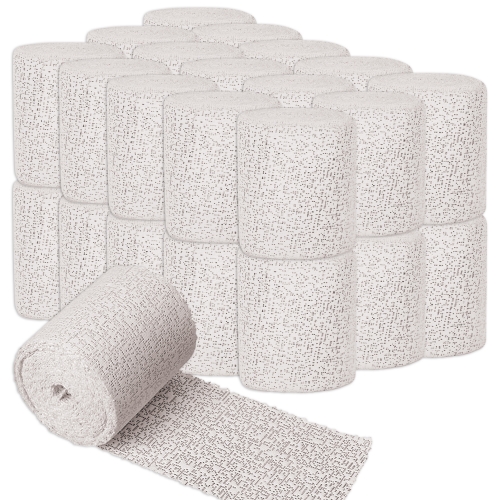 30 Pack of Rappit Plaster Cloth Medical Grade 4 in X 9 ft Rolls *SHIPPING INCLUDED via USPS within USA*