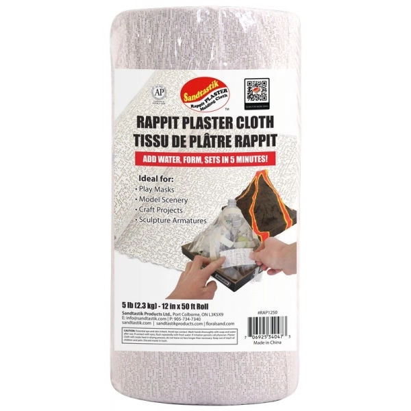 15 Pack of Rappit Plaster Cloth Medical Grade 8 in X 9 ft Rolls *SHIPPING