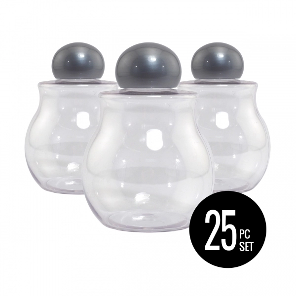 Portapellet Round Metal Color Sand with Wheels and Lid 