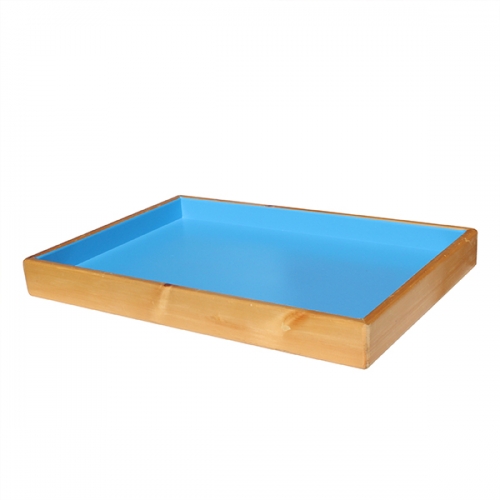 Pine Sand Therapy Tray (Painted) + BONUS Play Sand