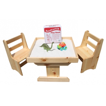 Sandtastik® Sand Table & Chairs Set + BONUS Play Sand