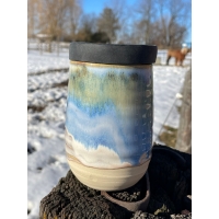 Vicki G. - Student of Donn Zver School of Pottery - Travel Mug