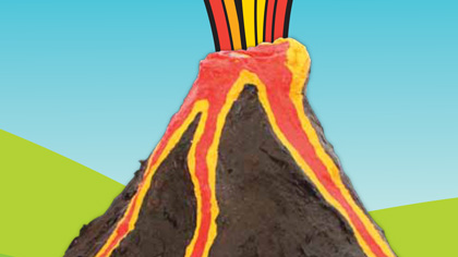 DIY Craft Project: Erupting Volcano