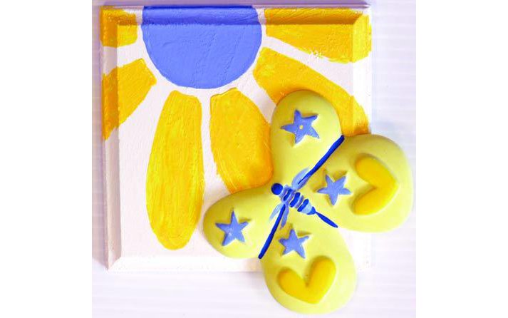 MagicColor Butterfly Plaque