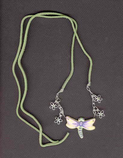 MagicColor Dragonfly Necklace