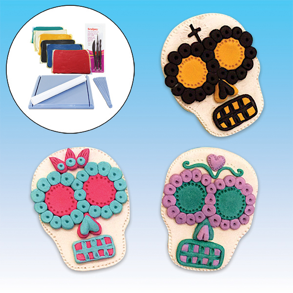 DIY Craft Kit: Sugar Skull Magnets