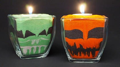 Halloween Sand Layered Ornaments