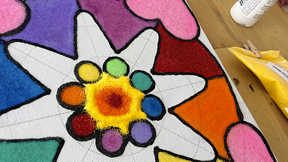 DIY Craft Project: Mandala Sand Art