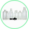 Clear Plastic Sand Art Bottles