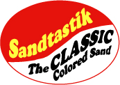 Sandtastik - The Classic Colored Sand Logo